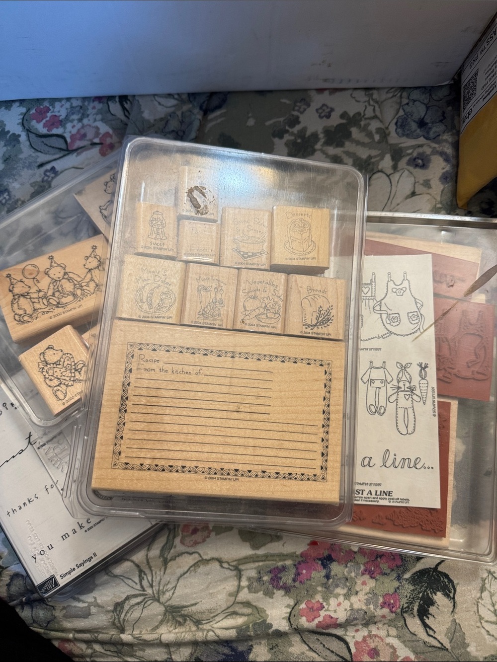 Stampin' Up! Wooden stamp sets 4